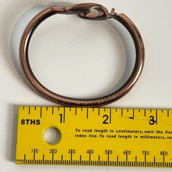 Marc by Marc Jacobs Rose Gold Tone Bangle Bracelet - Picture 7 of 8